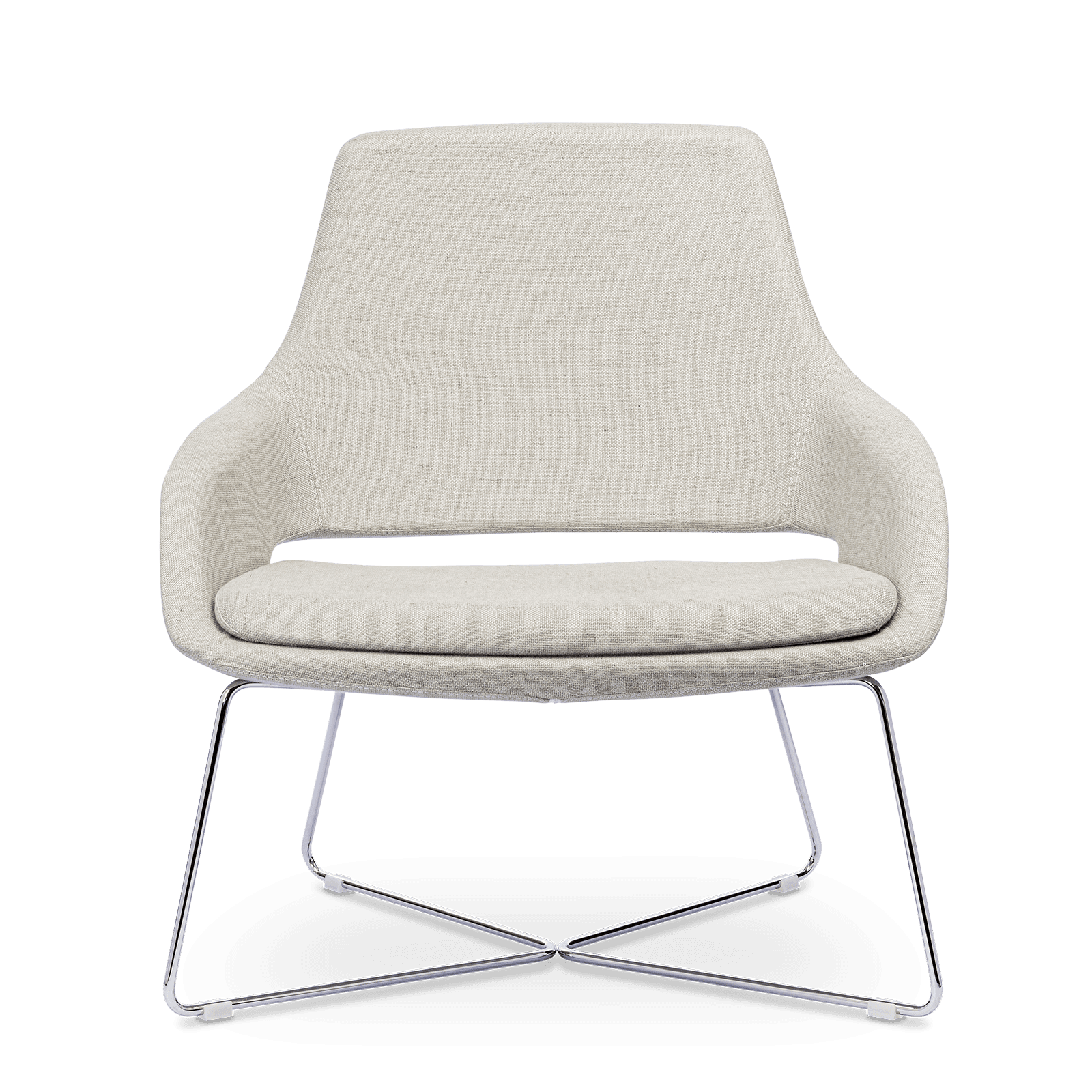 Poltrona Cinza - Mobiliário e Cenografia para locação