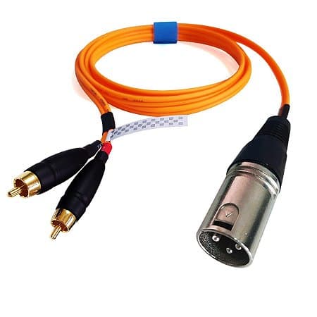 Cabo XLR Femea x RCA - Áudio para locação