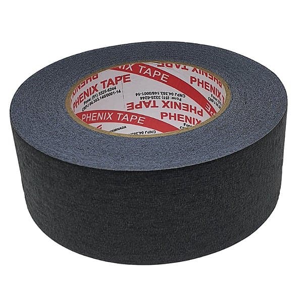 Fita Crepe Preta 50m (rolo)