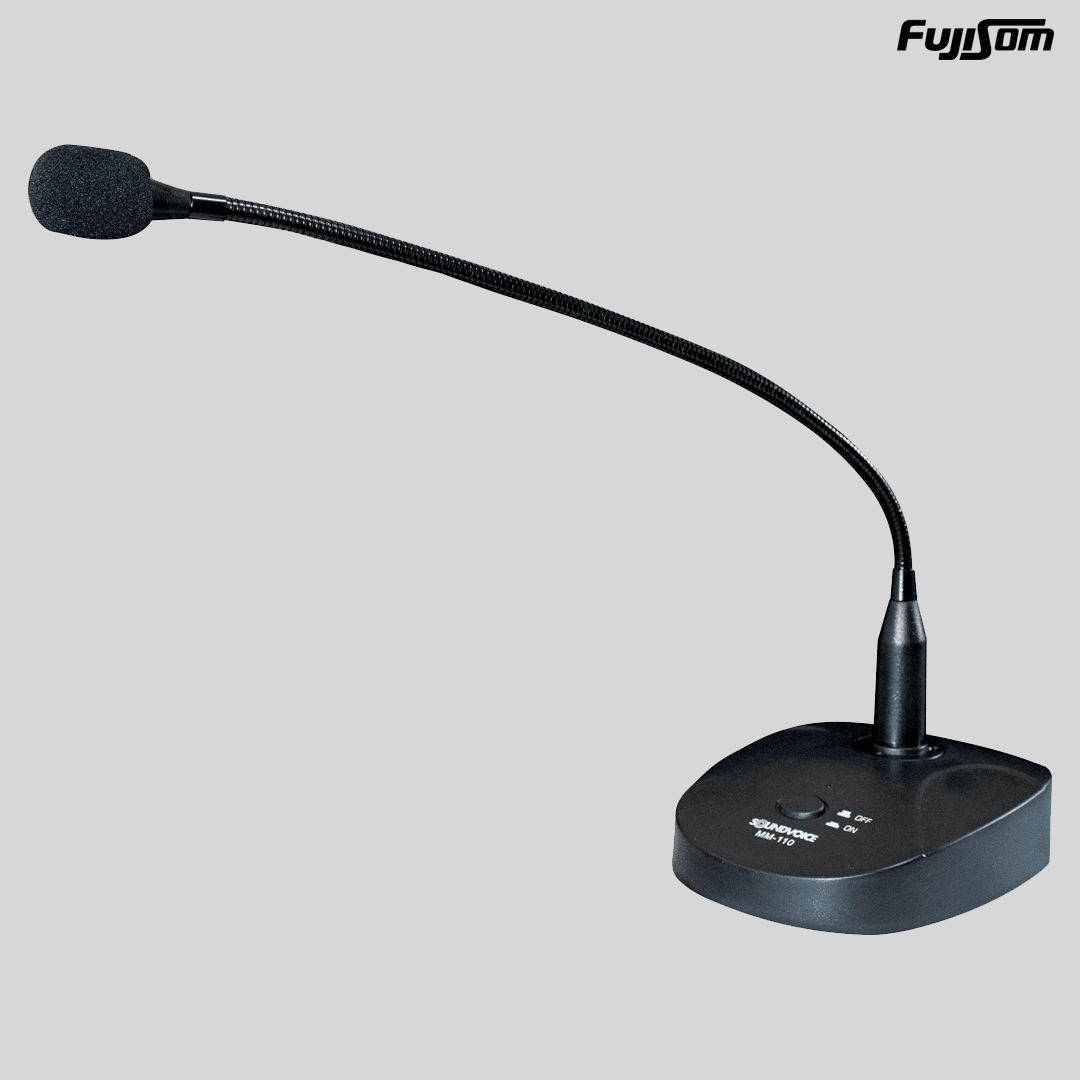 Microfone Gooseneck Soundvoice MM-110 - Áudio para locação