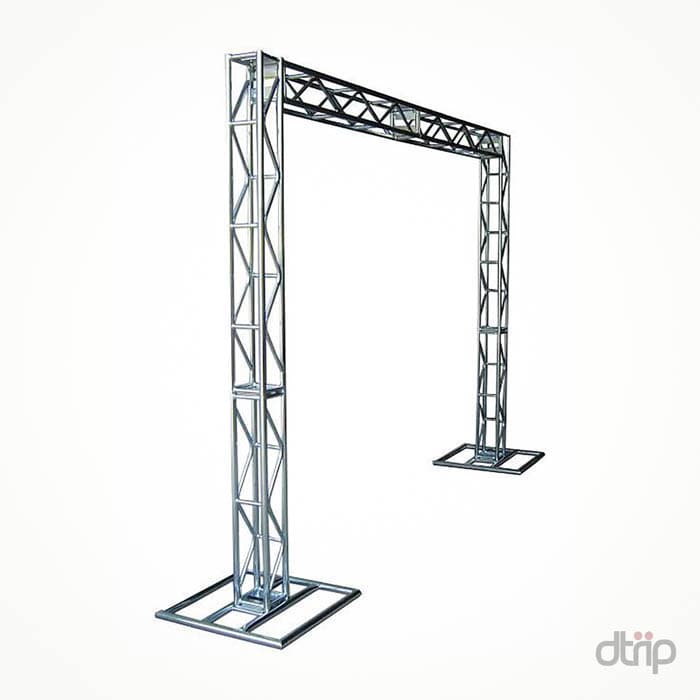 Base Q15 120x120 Tetra - Estruturas Metálicas para locação