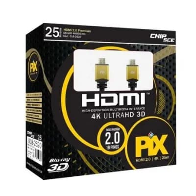 Cabo HDMI 25m - Vídeo para locação